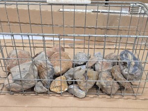 Lot of (1 Wire Tote) Rocks (assorted)