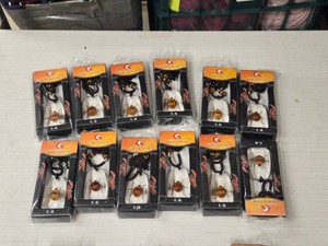 Lot of (12) Shield Bug in Acrylic Necklace