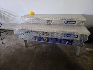 (2) Kobalt Aluminum Tool Boxes, 49x...