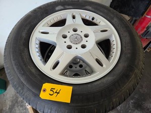 (4) Mercedes Aluminum Wheels with M...