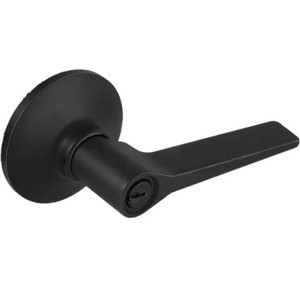 Freedom Matte Black Keyed Entry Door Lever (Pack o