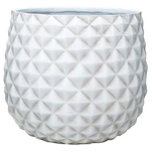 Pineapple Planter 14 qt Resin White (Pack 4)