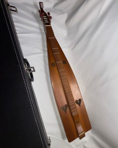 Wooden Appalachian Mountain Dulcimer with Hard Case
