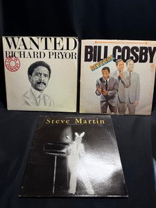Vintage Comedy LP Lot  Richard Pryor, Bill Cosby & Steve Martin