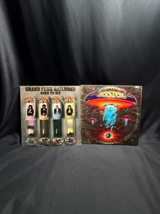 Vintage Classic Rock LP Lot  Boston & Grand Funk Railroad