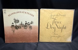 Blood, Sweat & Tears & Three Dog Night  2 Vinyl LP Albums