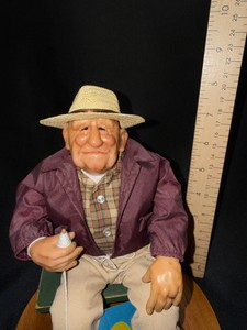 Richard Simmons Nanas Family Uncle Rudy Doll by Annie Wahl  Kite & Straw Hat