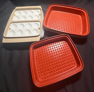Vintage Tupperware assortment Lot of Three Containers