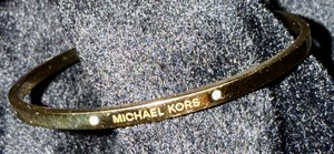 Michael Kors Marked Gold-Tone Cuff Bracelet