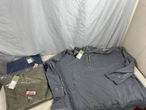 3 New Quarter Zip Sweaters - Size 5XL