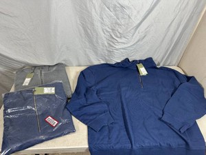 3 New Quarter Zip Sweaters - Size 3XL