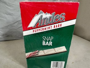 New Case of 24 Andes Peppermint Bark Snap Bars