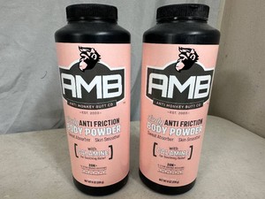 2 New Jars of AMB Lady Anti Friction Body Powder