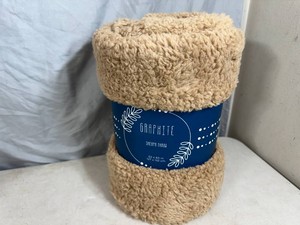 New Graphite Sherpa Throw Blanket