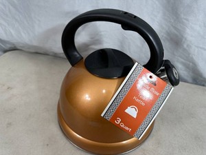 New 3 Quart Whistling Tea Kettle