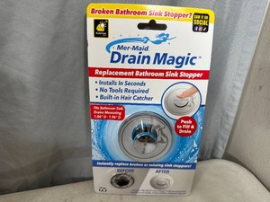 New Mer-Maid Drain Magic Replacement Sink Stopper