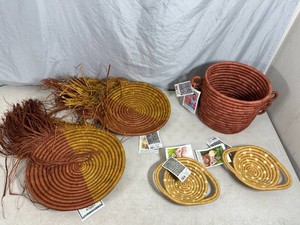 New Hand Woven Baskets, Dishes, and More