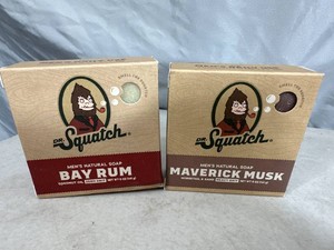 2 New Dr. Squatch Bar Soaps