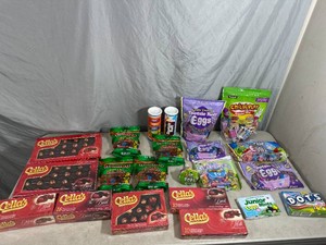 Assorted Candy, Chocolate Cherries, Tootsie Roll Eggs, Fruit Chews, Junior Mints, Haribo Gummy, and More