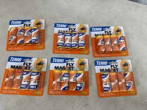 6 New Packs of Terro Fly Magnet Trap Ribbons