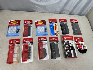 Assorted Velcro Mounting Strips, Command Hooks, Etc