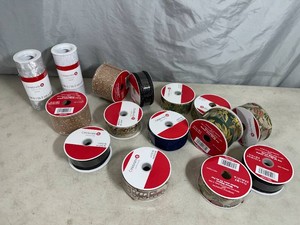 15 New Rolls of Craft  Decorative Wired Ribbon