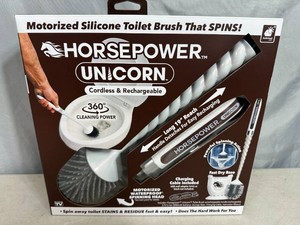 New Horsepower Unicorn Cordless Motorized Toilet Brush