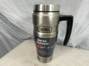 New Thermos 16 oz Stainless Steel Travel Tumbler