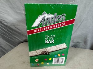 New Case of 24 Andes Mint Cookie Crunch Snap Bars