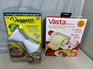 New Vasta and Veggetti Vegetable Slicers