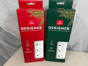 2 New Globe Designer Power Strips