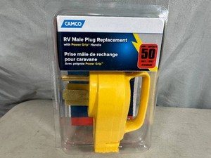 New RV  Camper 50 Amp Replacement Plug End - Male