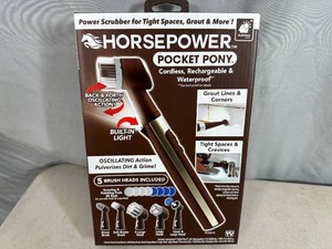 New Horsepower Pocket Pony Cordless Power Scrubber