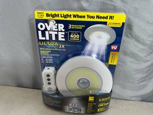 New Over Lite Remote Controlled  Motion Activated Light Fixture