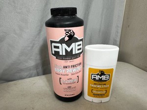 New AMB Anti Friction Chafing Stick and Body Powder