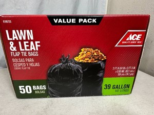New Box of 50 Lawn ad Leaf Bags - 39 Gallon