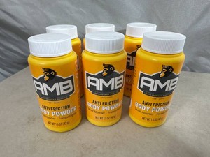 6 New Travel Size AMB Body Powders