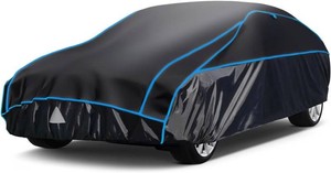 $228 Hail Protector Car Cover, Outdoor Anti Hail Car Covers Thick Multi-Layered EVA, Hail Proof Car Cover Waterproof All Weather, Hail Protection Padded Fit SedanCoupe (Length Up to 185 inch
