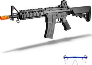 Automatic Blaster 850138, JellyBullet Shooting, 18  Nylon Body 220 FPS, Automatic Repeating & Single Mode, Pre-feeding Clip