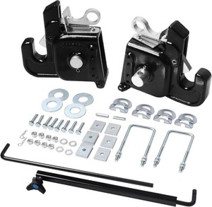 $256 BESTOOL Pats Easy Change Quick Hitch for Category 2 Tractors   3-Point Hitch Adapter with Stabilizer Bar, Quick Attach for Tractor Implements, Heavy-Duty Steel, Easy Install