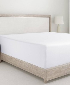 California Design Den Soft 400 Thread Count 100% Cotton Deep Pocket King Fitted Sheet Only by King - White - King