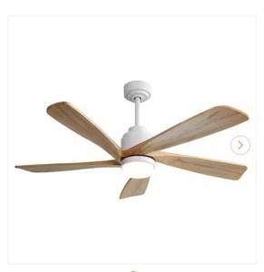Solid wood ceiling fan five blades