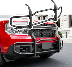 $170 xipoqix Bull Bar Compatible with 2022-2024 Ford Maverick XLT Brush Guard Grille Brush Guard Front Bumper NO 2025 Replacement for 2022-2024 Ford Maverick XLT Accessories