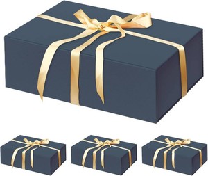 HavrePac 4 Pack Large Gift Boxes 13.8x9x4.3 Inches Luxury Gift Boxes with Lids,Magnetic Closure Gift Box for Present Packaging Box for Mothers Day, Birthdays, Party,Weddings