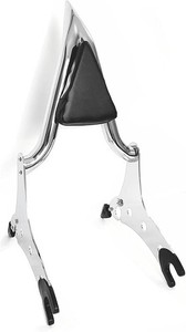 $169 Chrome Sissy Bar Passenger Backrest Rear Pad Fit for Indian 2014-2022 2023 Chieftain Roadmaster Springfield Challenger Dark Horse(Not Fit Chief 2021 Models)