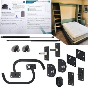 $119 TOPOWN Queen Size Deluxe Murphy Bed Kit Queen Murphy Bed Kit  Murphy Bed Hardware DIY Murphy Bed Kit Queen Hardware Kit for Folding Cabinet Wall (Vertical)