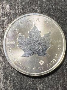 2025 CANADIAN MAPLE LEAF 1 TROY OZ .9999 FINE SILVER