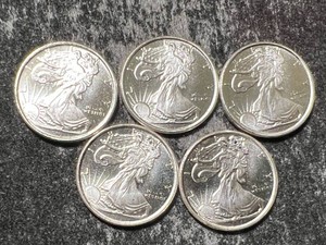 HALF TROY OZ TOTAL .999 FINE SILVER FRACTIONAL ROUNDS