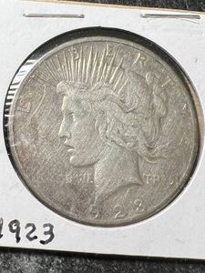 1923-S US PEACE SILVER DOLLAR