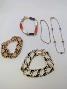 Lot of 5 Vintage Bracelets